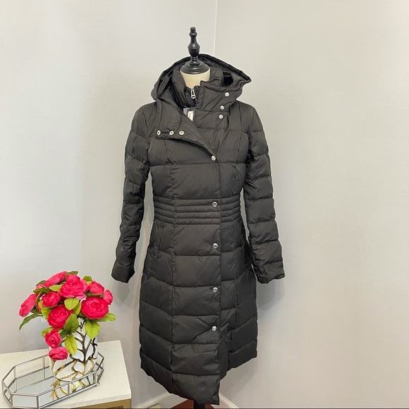 Cole Haan Hooded Quilted Coat New With Tag - Picture 5 of 14